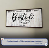 Family Wood Sign III - Tailored Canvases - Flyclothing LLC