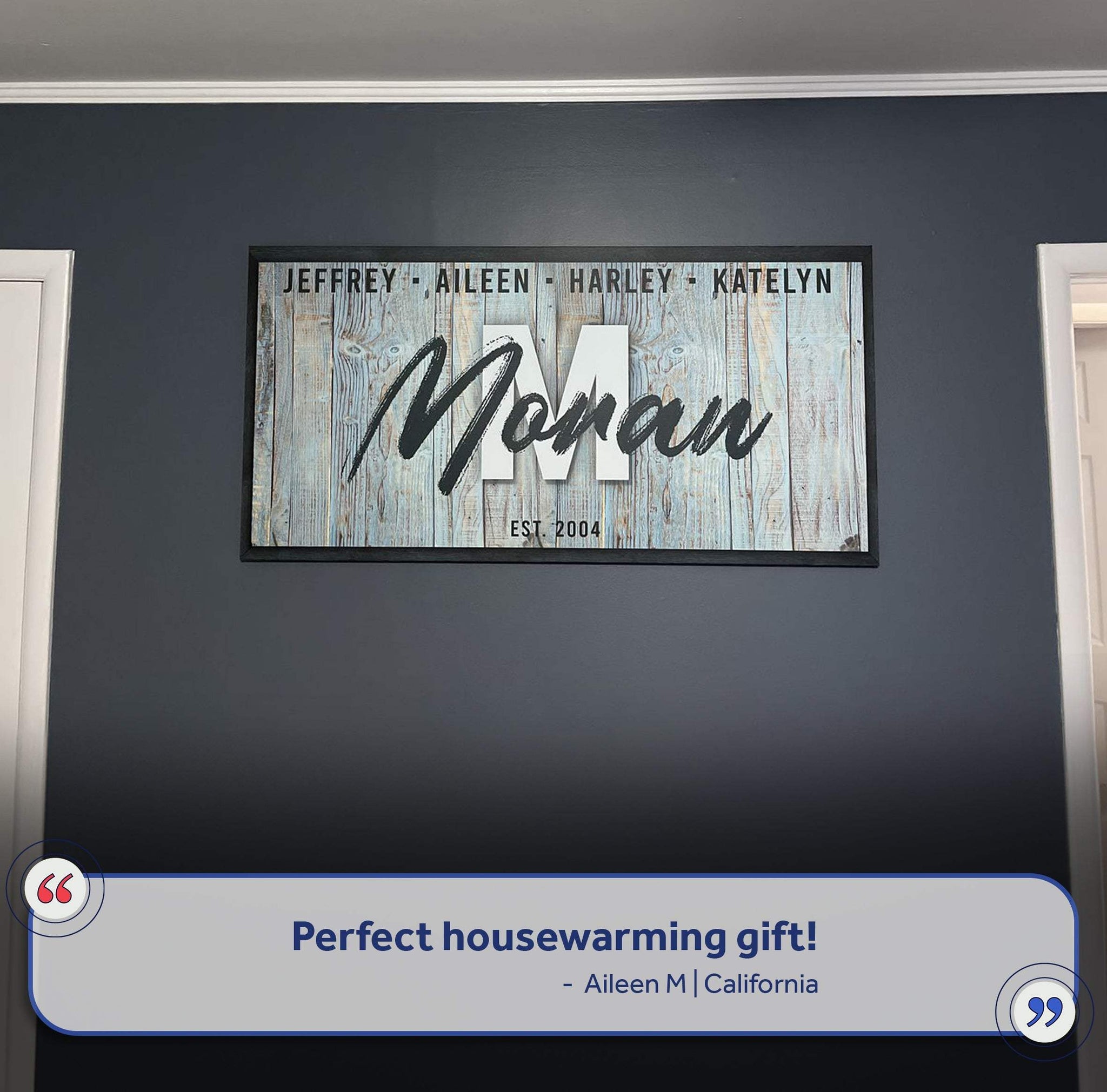 Family Wood Sign IV - Tailored Canvases - Flyclothing LLC