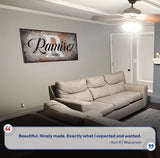 Family Last Name Sign - Tailored Canvases - Flyclothing LLC