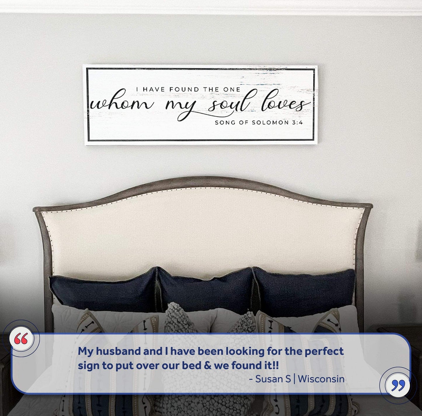 Song Of Solomon 3:4 - I Have Found The One Sign II - Tailored Canvases - Flyclothing LLC