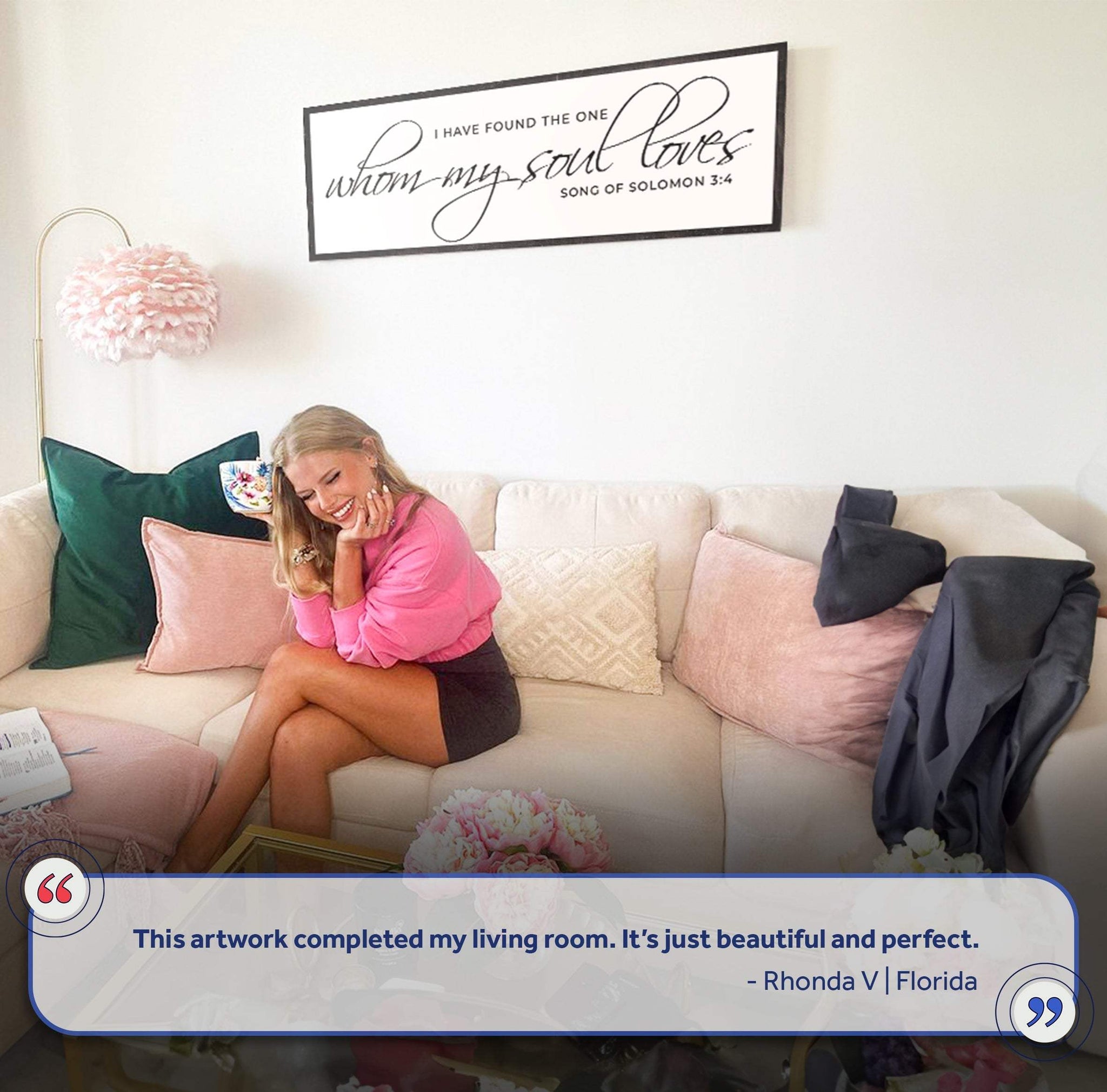 Song Of Solomon 3:4 - I Have Found The One Sign IV - Tailored Canvases - Flyclothing LLC