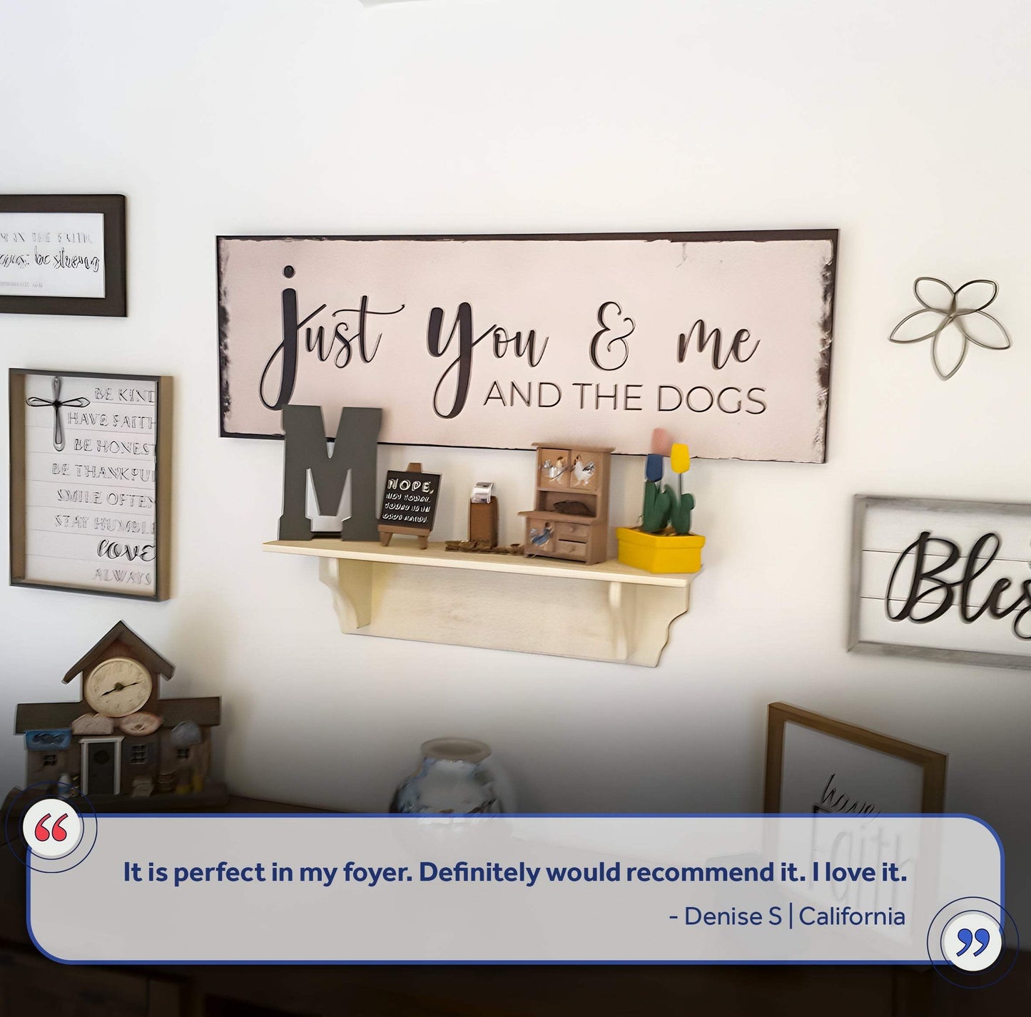 Just You, Me, And The Dogs Sign II - Tailored Canvases - Flyclothing LLC