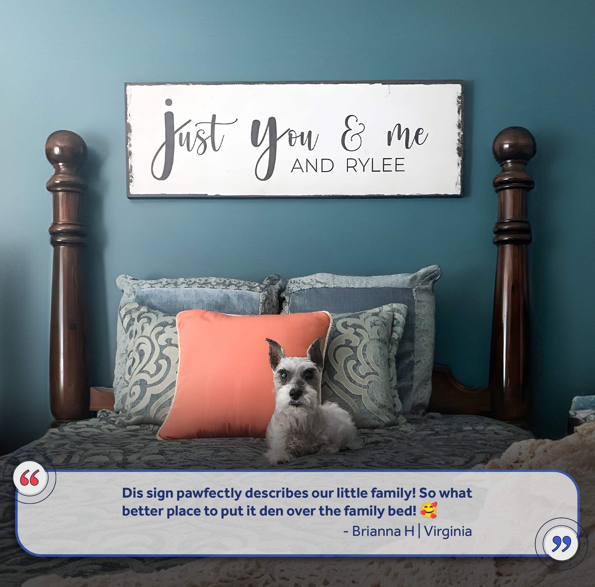 You, Me, And The Dogs Sign III - Tailored Canvases - Flyclothing LLC