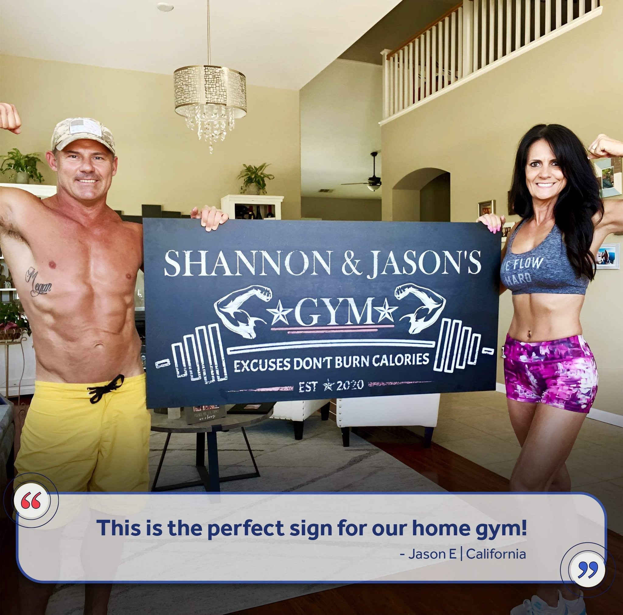 Gym Sign II - Tailored Canvases - Flyclothing LLC