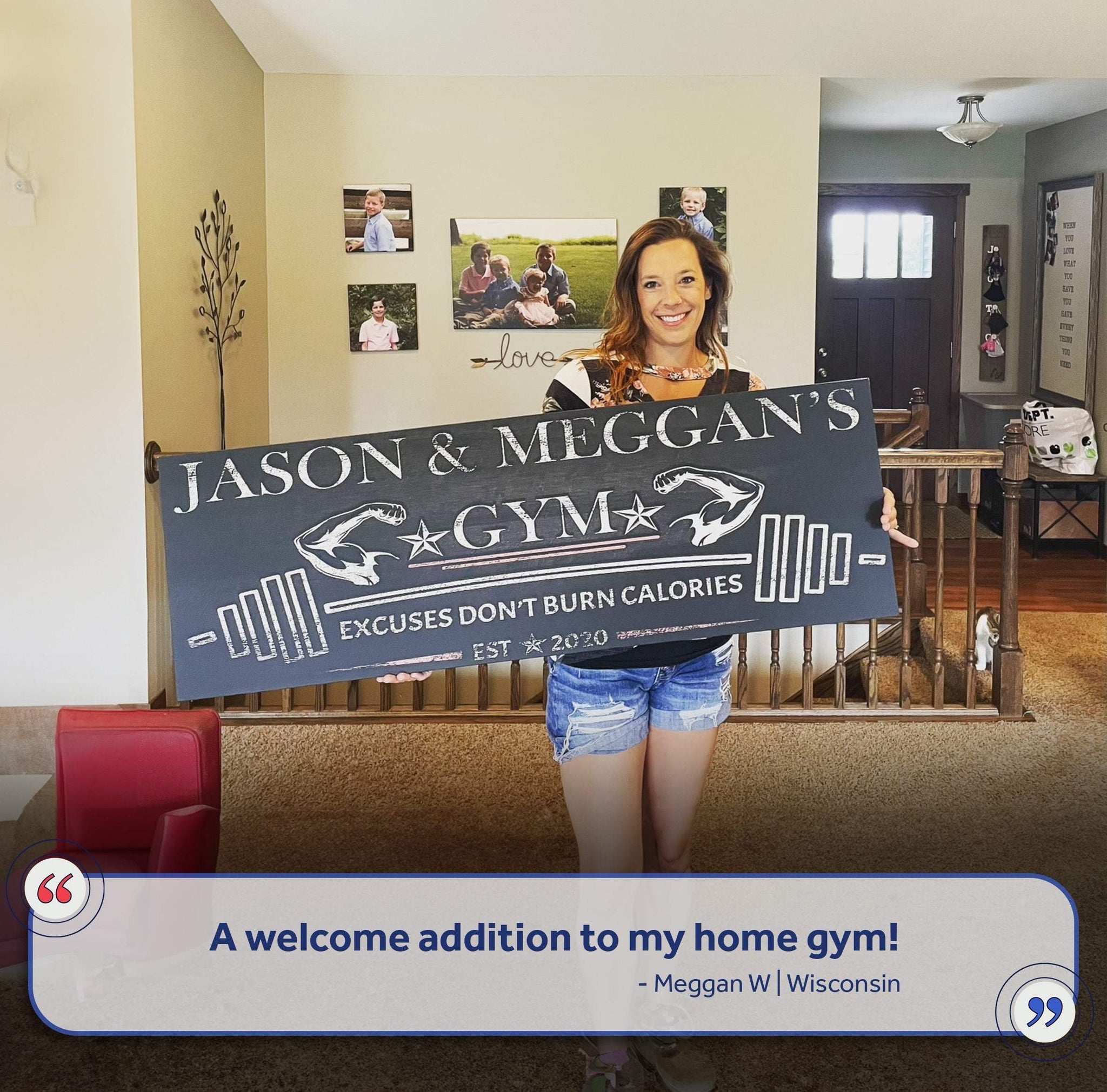 Gym Sign II - Tailored Canvases - Flyclothing LLC