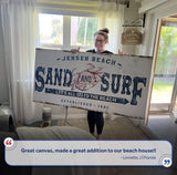 Sand And Surf Sign - Tailored Canvases - Flyclothing LLC