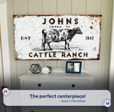 Cattle Ranch Rustic - LP1 - Tailored Canvases - Flyclothing LLC