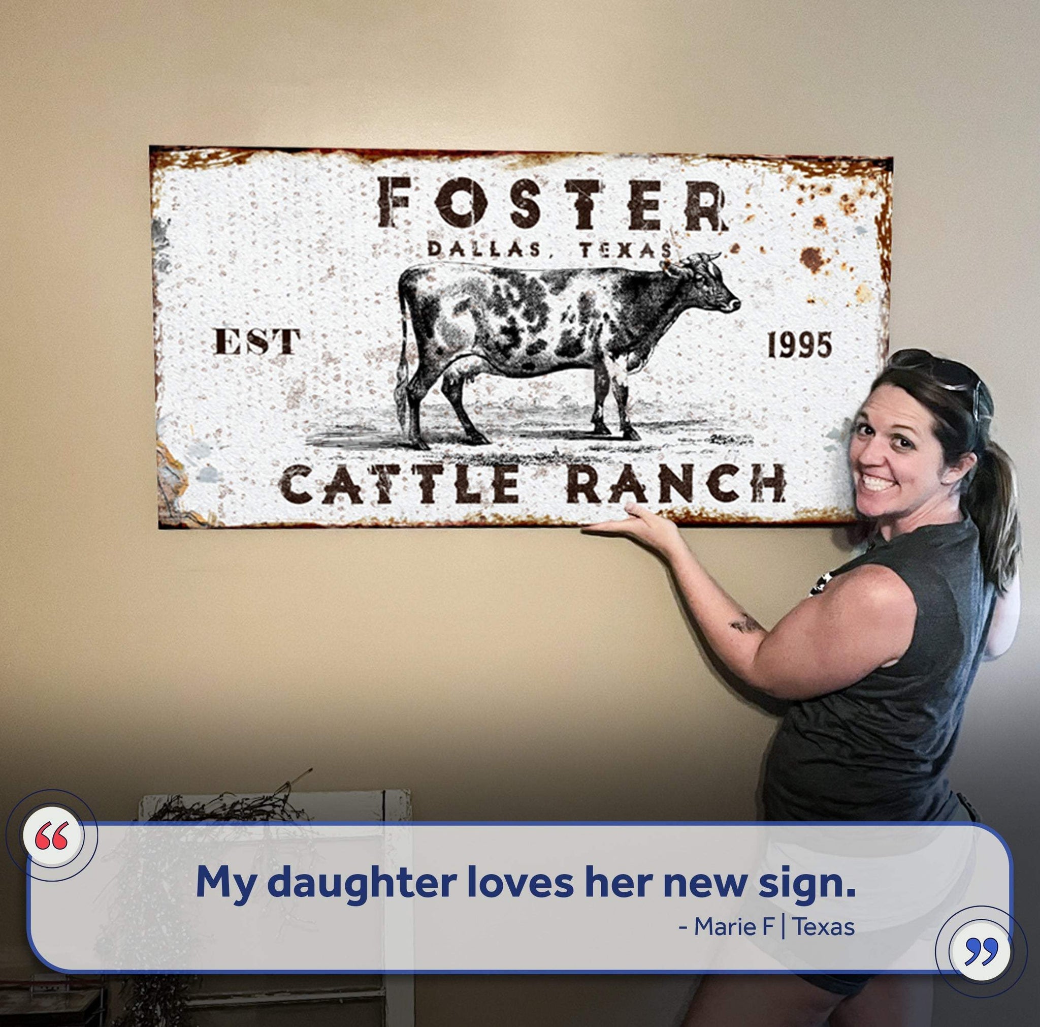 Cattle Ranch Rustic - LP1 - Tailored Canvases - Flyclothing LLC