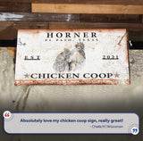 Chicken Coop Sign V - Tailored Canvases - Flyclothing LLC