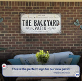 Family Patio Sign - Tailored Canvases - Flyclothing LLC