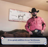 Rustic Horse Ranch Sign - Tailored Canvases - Flyclothing LLC