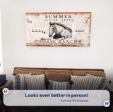 Rustic Horse Ranch Sign IV - Tailored Canvases - Flyclothing LLC