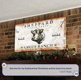 Angus Ranch Sign III - Tailored Canvases - Flyclothing LLC