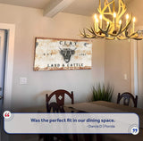 Land And Cattle Rustic Sign III - Tailored Canvases - Flyclothing LLC