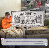 Bar Sign VI - Tailored Canvases - Flyclothing LLC