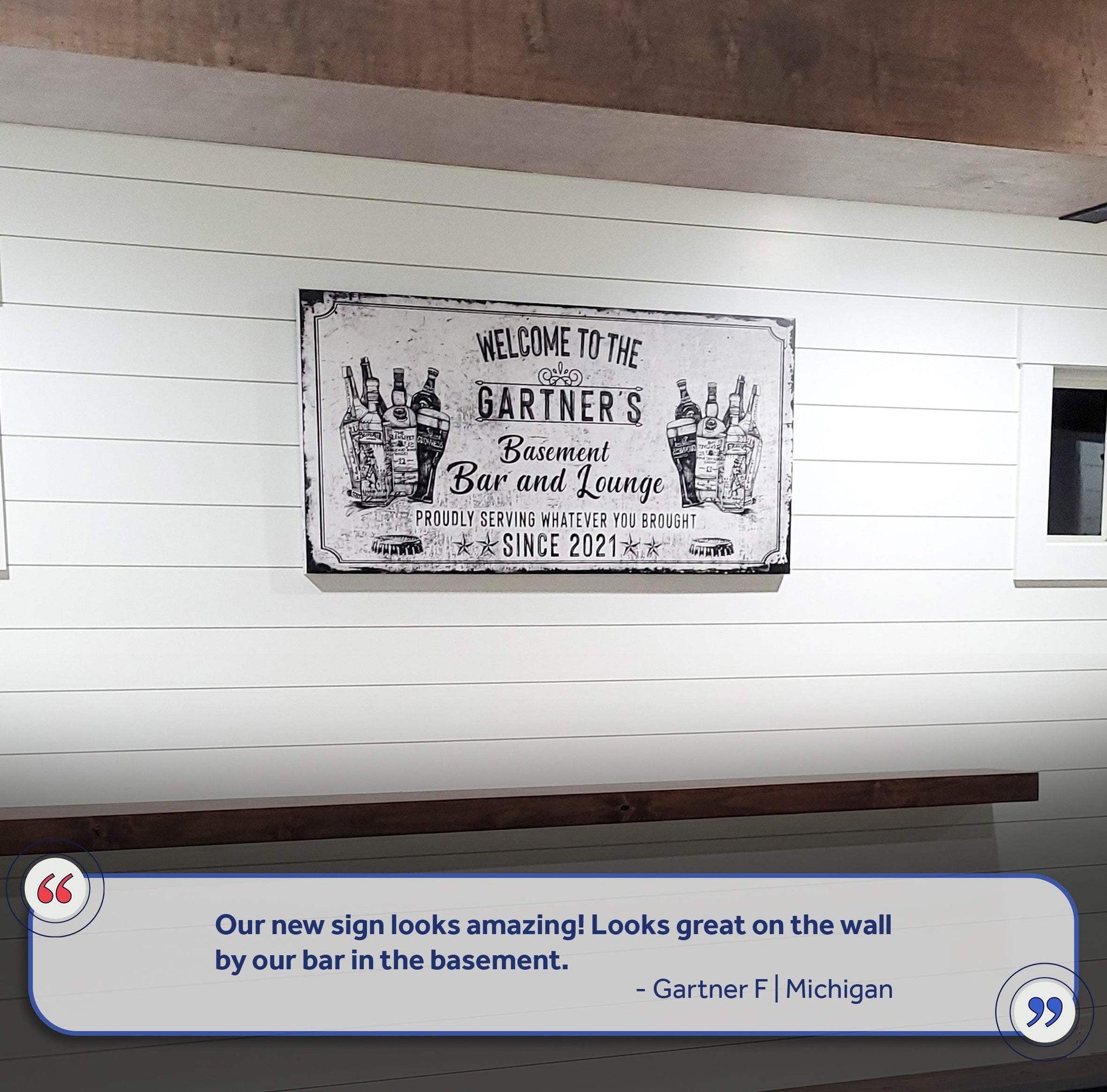 Bar Sign VI - Tailored Canvases - Flyclothing LLC
