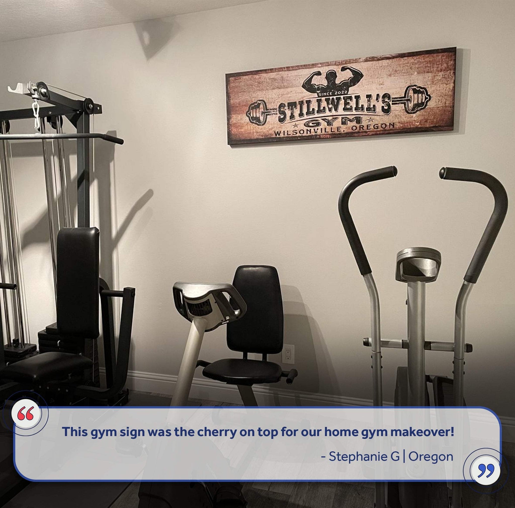 Gym Sign III - Tailored Canvases - Flyclothing LLC