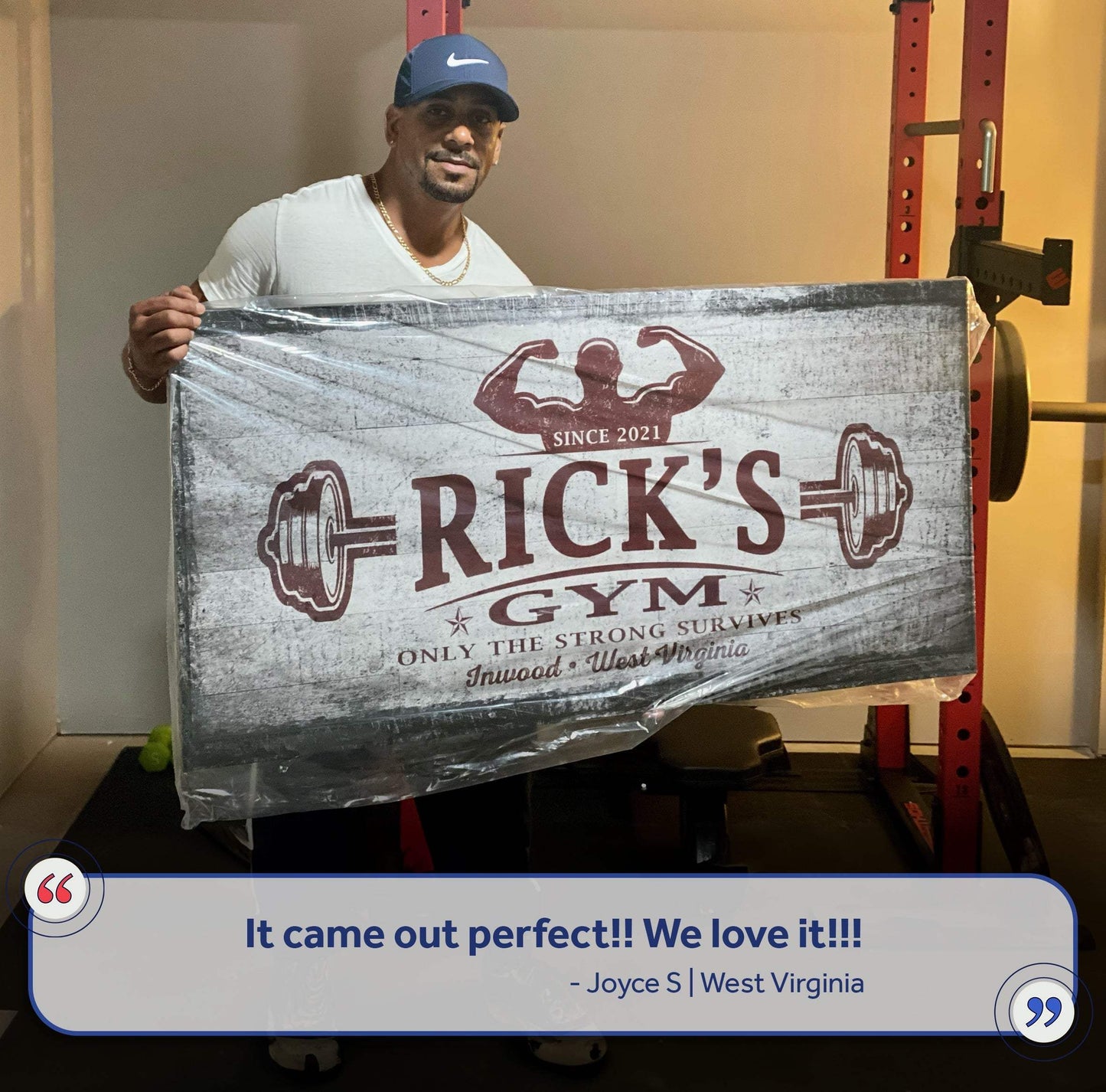 Gym Sign VI - Tailored Canvases - Flyclothing LLC