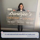 Family Theater and Lounge Sign V - Tailored Canvases - Flyclothing LLC