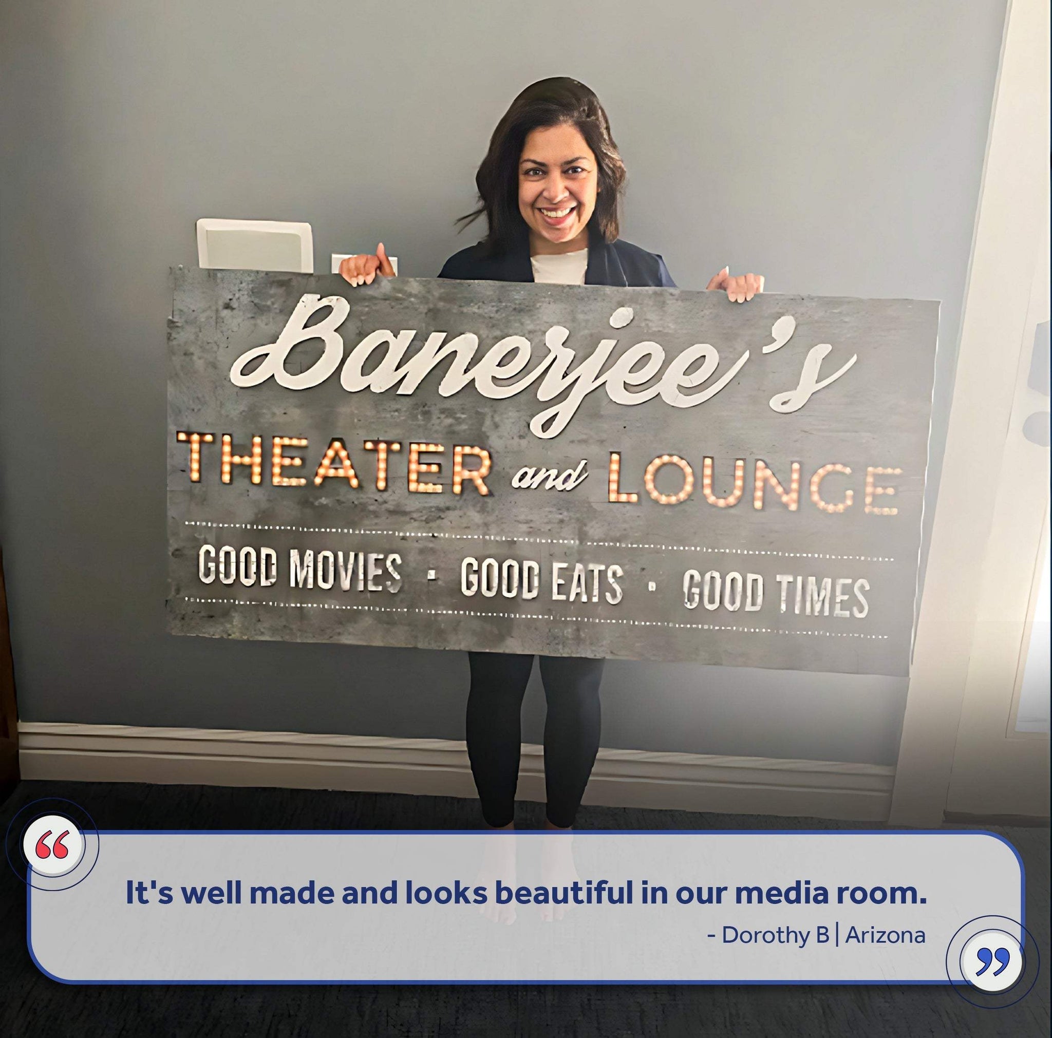 Family Theater and Lounge Sign V - Tailored Canvases - Flyclothing LLC