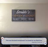 Family Theater and Lounge Sign V - Tailored Canvases - Flyclothing LLC