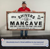 Man Cave Sign - Tailored Canvases - Flyclothing LLC