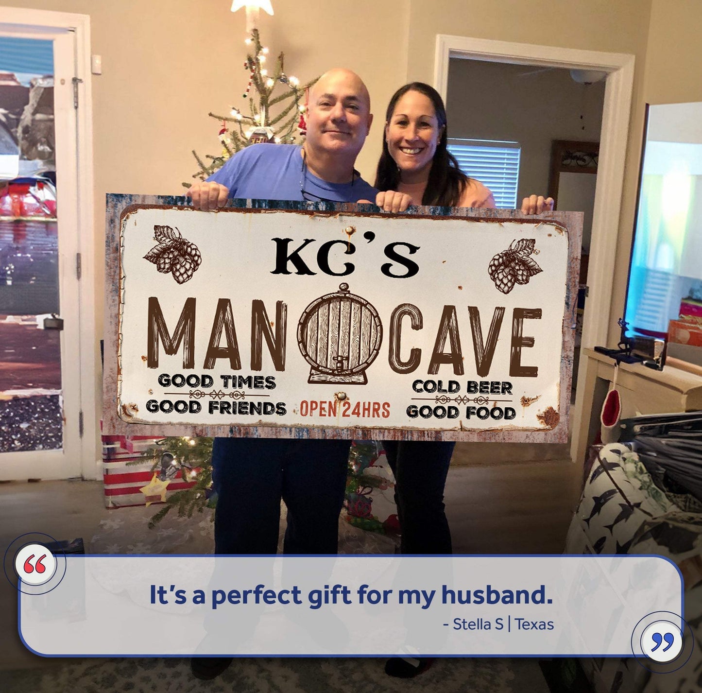 Man Cave Sign III - Tailored Canvases - Flyclothing LLC