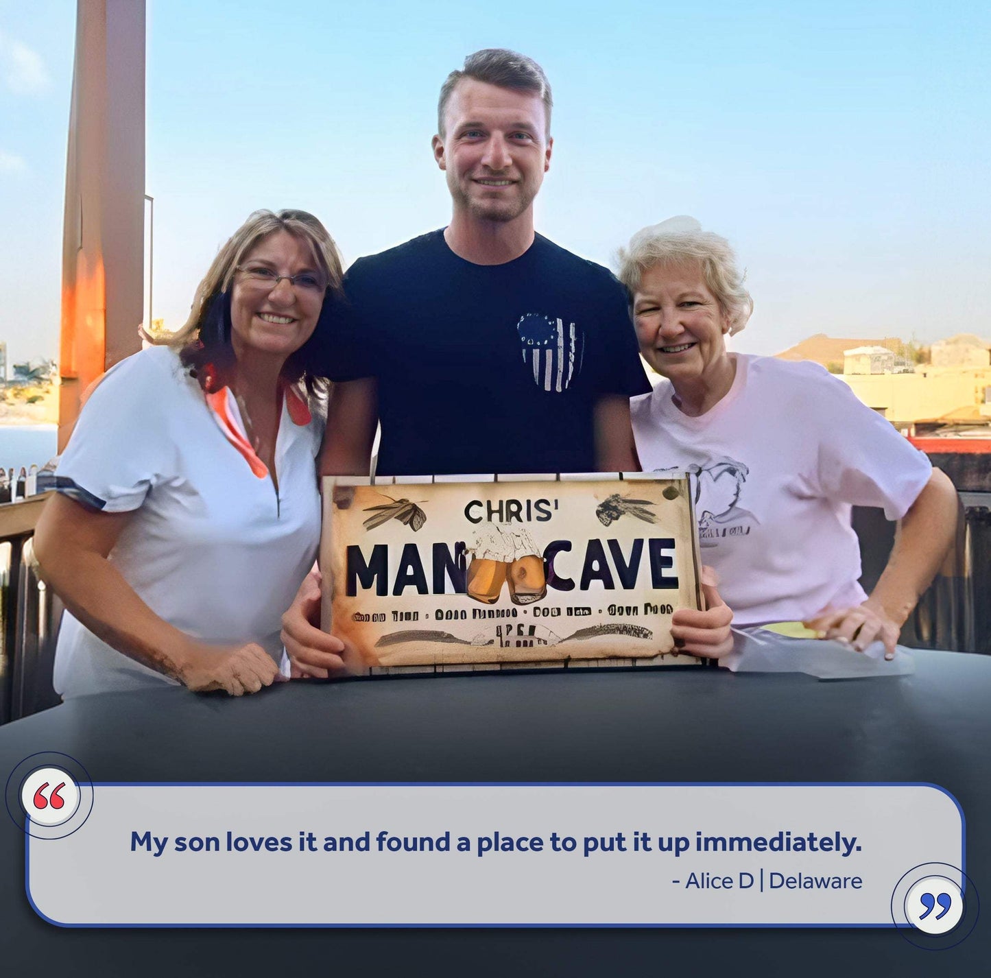 Man Cave Sign IV - Tailored Canvases - Flyclothing LLC