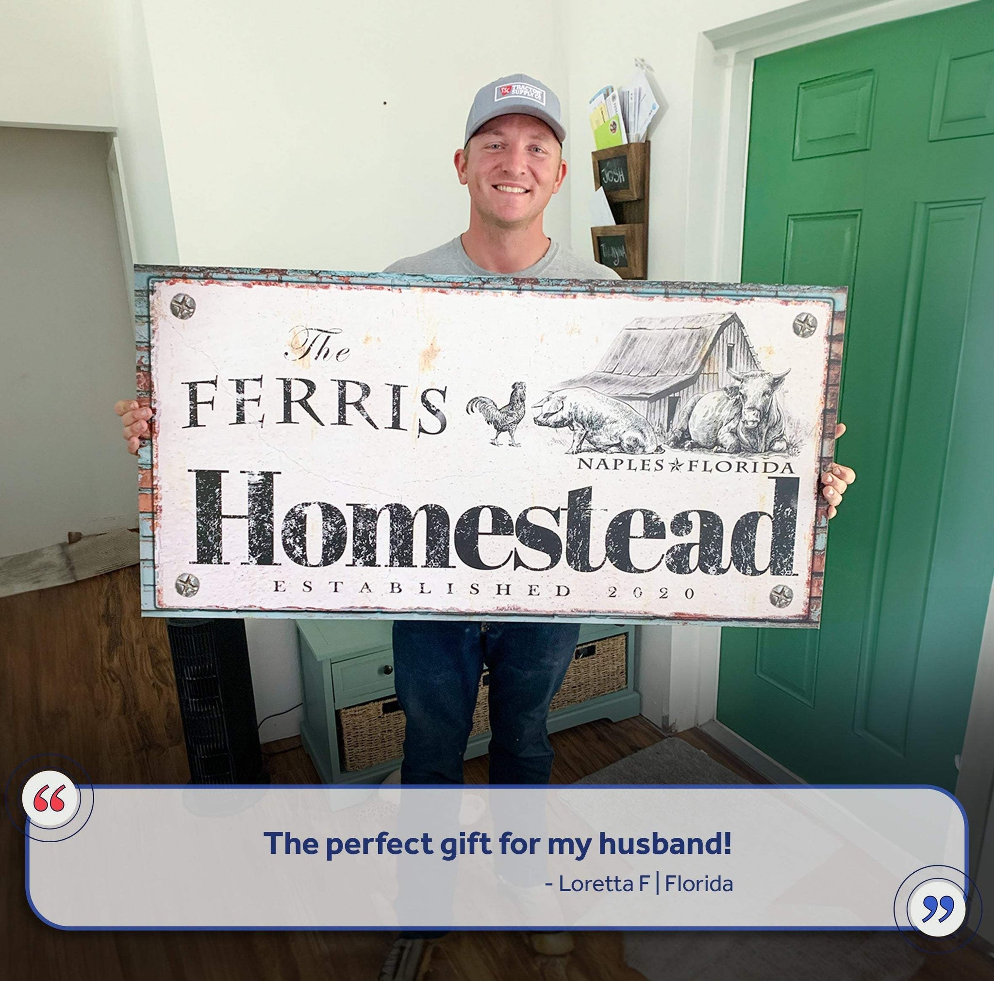 Homestead Sign III - Tailored Canvases - Flyclothing LLC