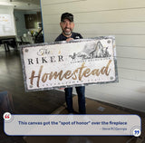 Homestead Sign IV - Tailored Canvases - Flyclothing LLC