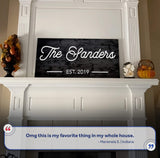 Family Name Sign V - Tailored Canvases - Flyclothing LLC