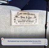 Personalized Rustic Pool And Bar Sign III - Tailored Canvases - Flyclothing LLC