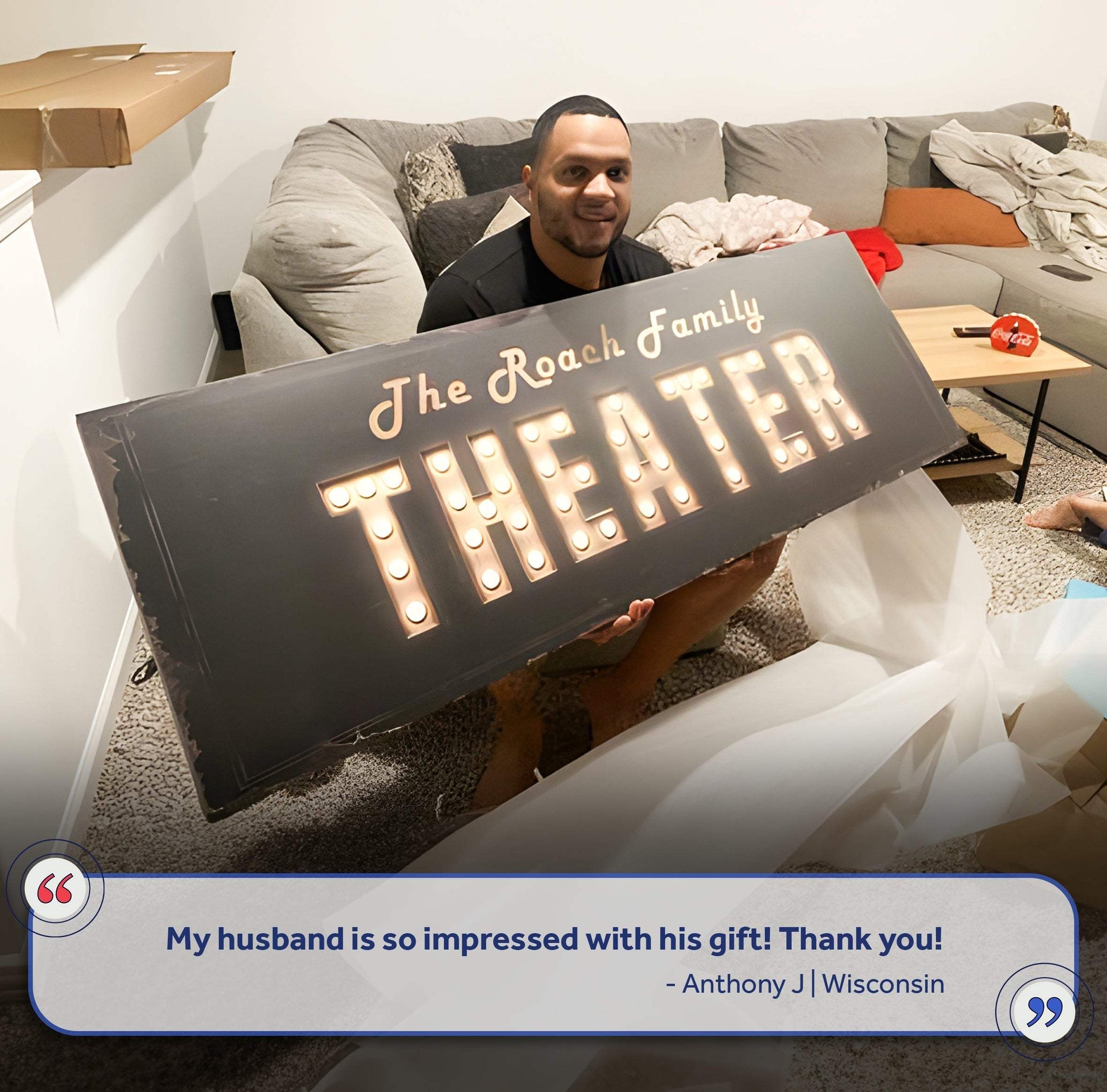 Theater Sign - Tailored Canvases - Flyclothing LLC