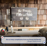 19th Hole Golf Personalized Sign II - Tailored Canvases - Flyclothing LLC