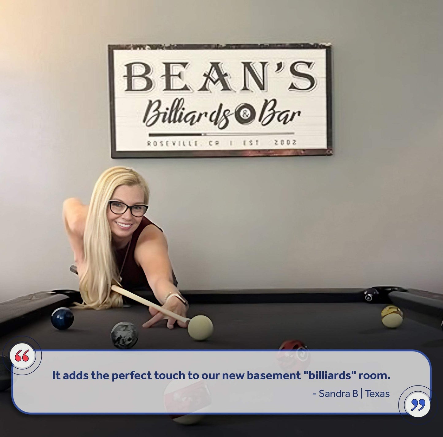 Billiards And Bar Sign - Tailored Canvases - Flyclothing LLC