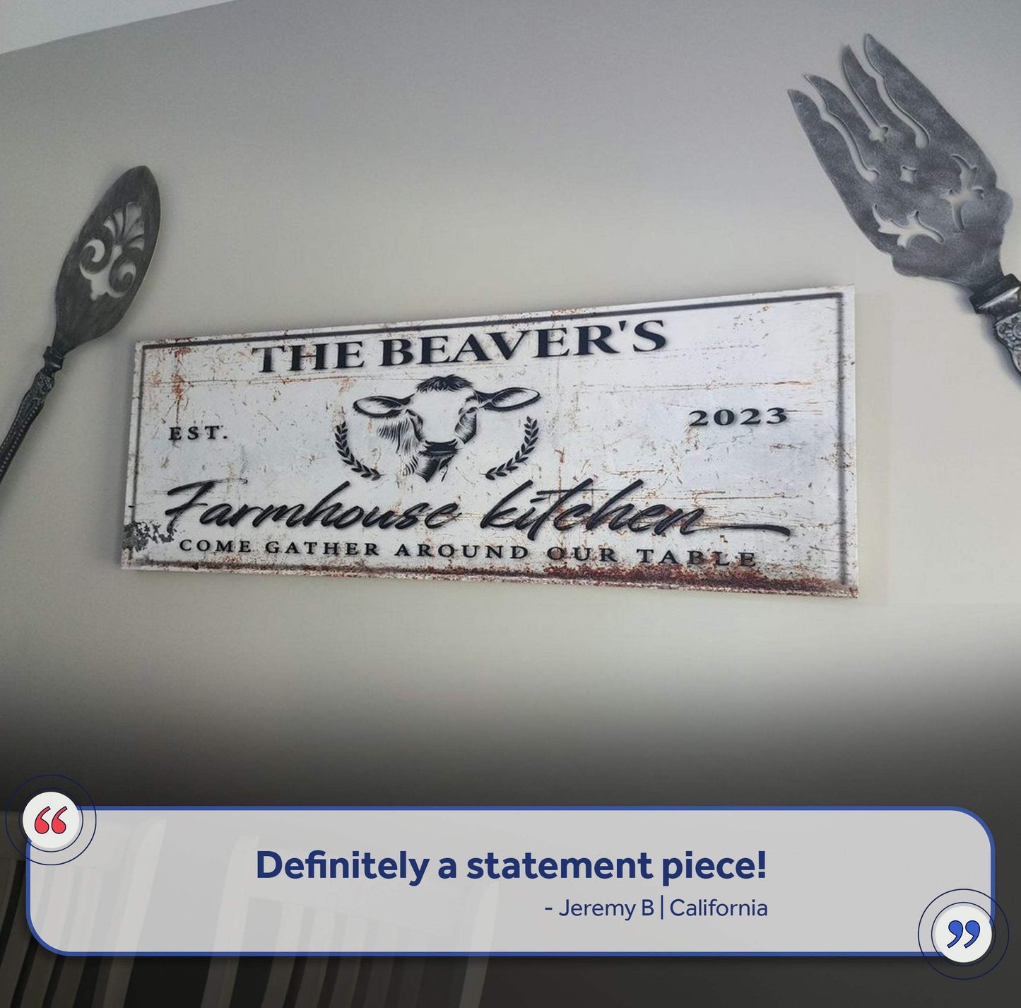 Farmhouse Kitchen Sign - Tailored Canvases - Flyclothing LLC