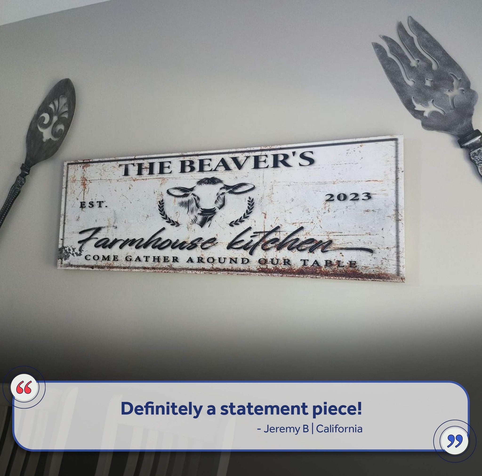 Farmhouse Kitchen Sign - Tailored Canvases - Flyclothing LLC