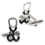 Medical Stethoscope Cufflinks - Cufflinks.com - Flyclothing LLC