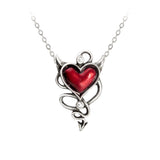 Alchemy Gothic Devil Heart Pendant