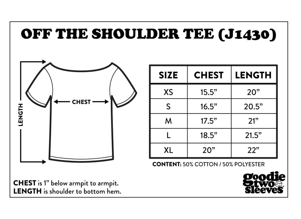 Betty Boop Rose Off The Shoulder Top - Betty Boop - Flyclothing LLC