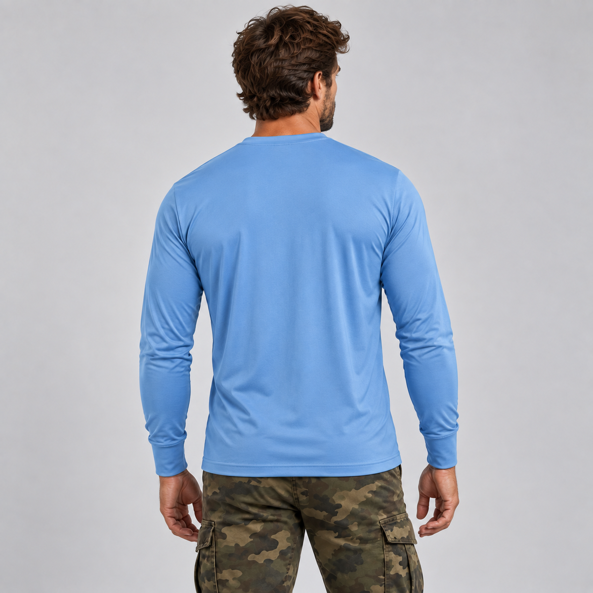 UPF 50 Performance Long-Sleeve Crew - SpectraUSA - Flyclothing LLC