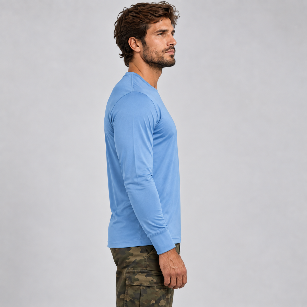 UPF 50 Performance Long-Sleeve Crew - SpectraUSA - Flyclothing LLC