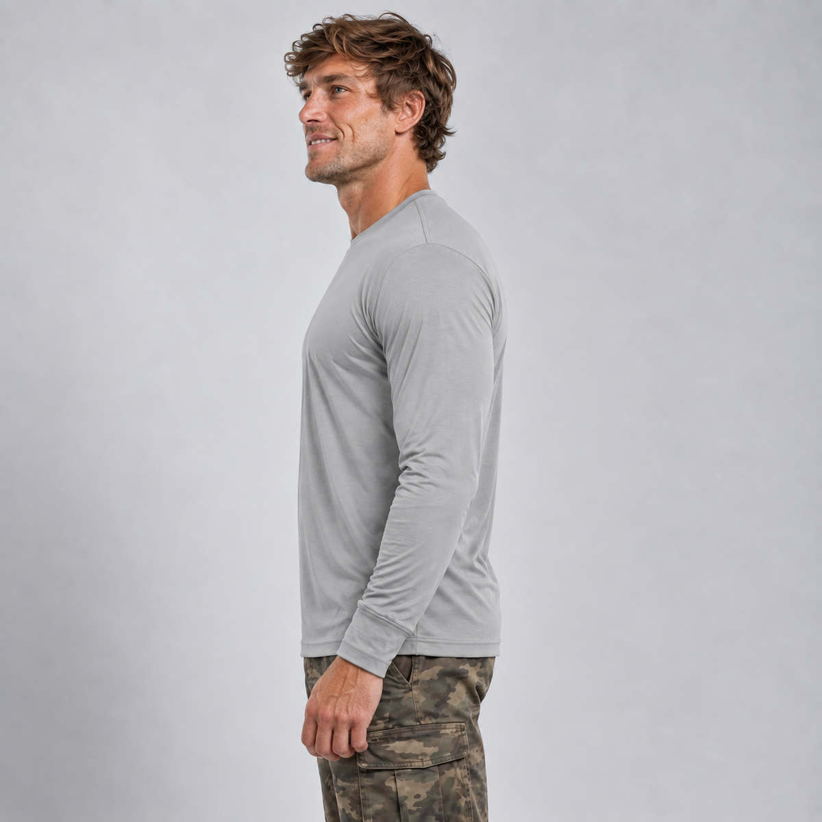 UPF 50 Performance Long-Sleeve Crew - SpectraUSA - Flyclothing LLC