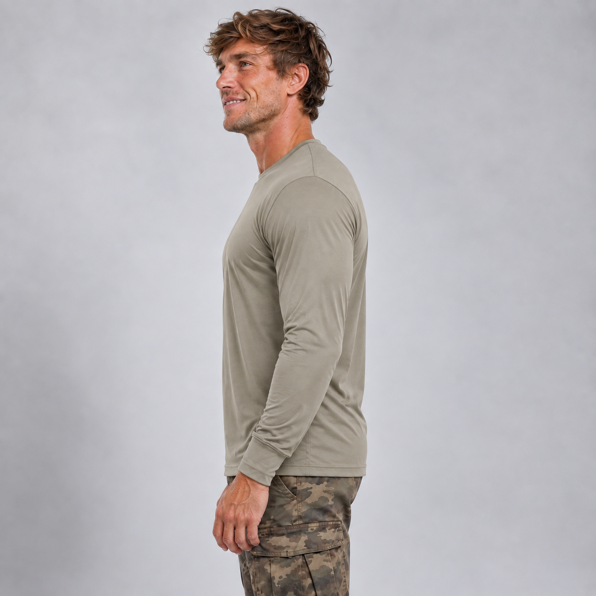 UPF 50 Performance Long-Sleeve Crew - SpectraUSA - Flyclothing LLC