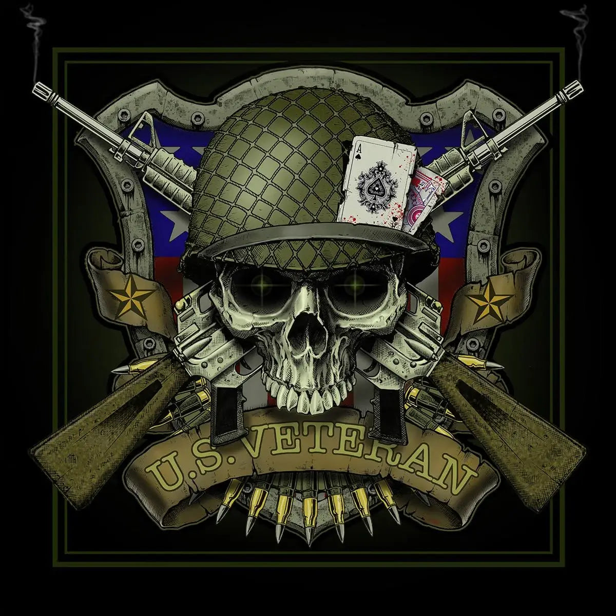 Black Market Art Company US Veteran Print - Black Market Art Company - Flyclothing LLC