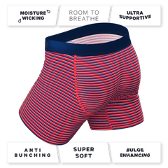 The US of A | USA Stripe Ball Hammock® Pouch Underwear - Shinesty