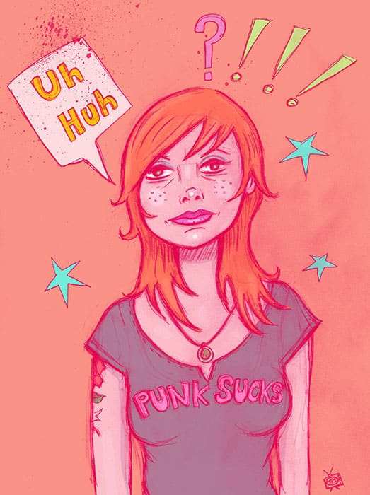 Black Market Art Company Uh Huh Print - Black Market Art Company - Flyclothing LLC