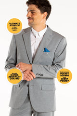The Shoreline | Blue Floral Ultimate Suit - Shinesty
