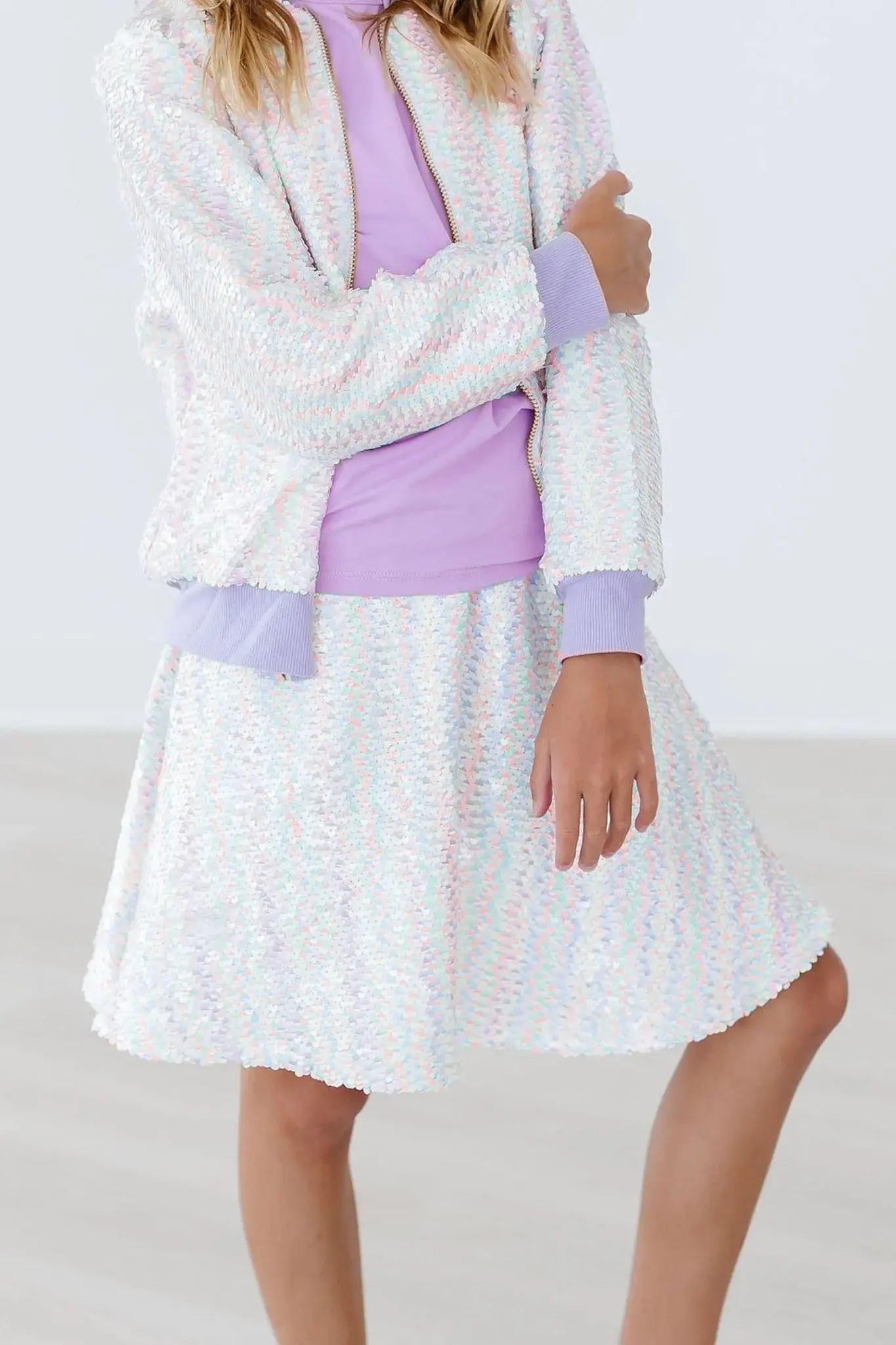 Unicorn Flip Sequin Twirl Skort - Mila & Rose ® - Flyclothing LLC