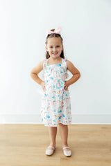 Unicorn Kisses Ruffle Cross Back Dress - Mila & Rose ® - Flyclothing LLC